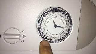 How to auto set central heating clock timer using pins