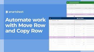 Automate work with Copy Row and Move Row
