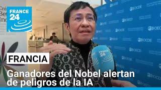 Premios Nobel hacen advertencias de los peligros de la inteligencia artificial • FRANCE 24