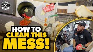 Ultimate Car Clean-Up: Removing FOOD from Interior!