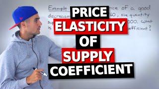 ECN 104 (Ryerson University) - Price Elasticity of Supply Coefficient Calculation