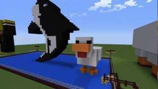 TUTORIAL POLLO GIGANTE 3D MINECRAFT