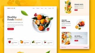 Complete Fruits Selling Ecommerce Website using Reactjs + Tailwind + Framer-motion | Build & Deploy