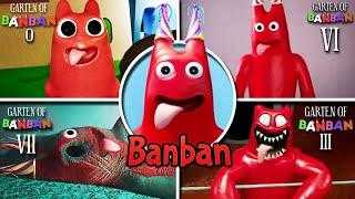 BANBAN Evolution - Garten of Banban 0-7 Comparison (4K Showcase)