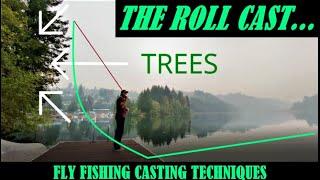 Fly Fishing Casting Techniques - How to Roll Cast a Fly Rod - How to Roll Cast Fly Line #flyfishing