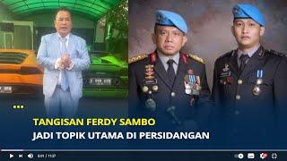 Hotman Paris Sebut Tangisan Ferdy Sambo  jadi Topik Utama di Persidangan Pembunuhan Brigadir J