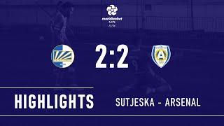 FK Sutjeska - FK Arsenal 2:2 (1:1) (Meridianbet 1. CFL R27/36)