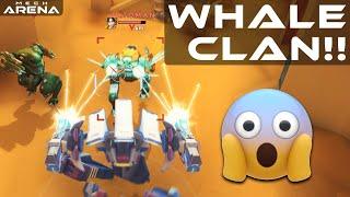 I Did Not Expect to face the WHALE clan Twice | Mech Arena | CPC Gameplay