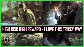 Gwent | I Love This Tricky Way To Play Handbuff | High Risk, High Reward!