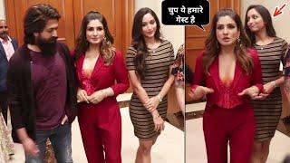 Raveena Tandon Please Respect Yash And Srinidhi Shetty At KGF Chapter 2 Movie In Mumbai