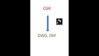 How to convert cgr to dwg file in CATIA