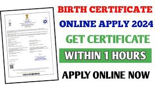 Online Birth Certificate Apply  2024-25//Get Certificate Only 1 hours//Assam Birth Certificate Apply