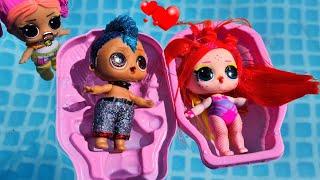 CAUGHT WITH A NEW GIRLFRIEND IN THE POOL! Family #lol # LOL surprise #cartoons Darinelka