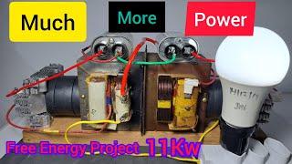 Free Energy Project - Double Transformer Self Induction System.