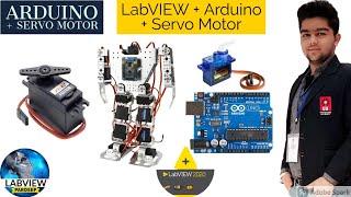LabVIEW | How to Operate Servo Motor using LabVIEW + Arduino | LabVIEW Arduino Project Series