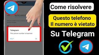 Come risolvere il problema con questo numero di telefono bannato su Telegram (nuovo aggiornamento )