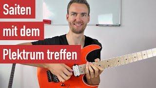 E-Gitarre lernen für Anfänger - So triffst du beim anschlagen die richtigen Saiten