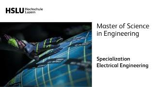 Master of Science in Engineering Specialization Electrical Engineering