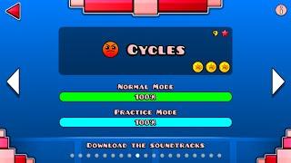 Geometry Dash - Cycles (All Coins) | TheCastaGamer