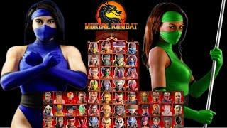 Mortal Kombat 9 - KITANA & JADE MK2 MOD - NEW Expert Tag Ladder Gameplay