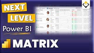 Take your Power BI Matrix Visuals to the Next Level – Full PBI UX/UI Design Tutorial