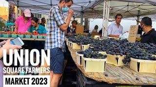 Union Square NYC Farmers Market Tour 2023 | Union Square Greenmarket 2023