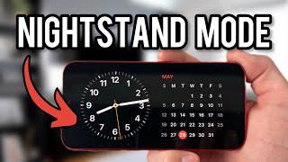 How to Use Nightstand Mode in iOS 18!