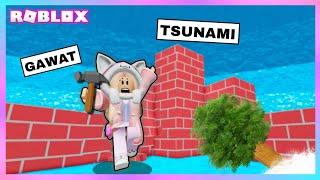 NANA BANGUN BENTENG ANTI TSUNAMI ??! PART 2 Roblox Indonesia