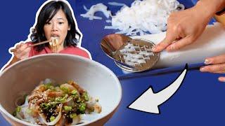 2-Ingredient Gluten-Free Noodles For Pennies BUT Are They GOOD? | Liang Fen 涼粉