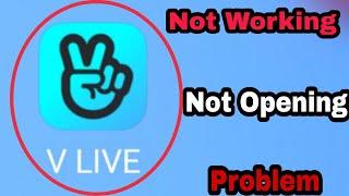 V LIVE Fix Not Working & Not Opening Problem Solve in Android