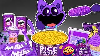 Best of Convenience Store PURPLE Foods Mukbang with CATNAP | Poppy Playtime Chapte3 Animation | ASMR