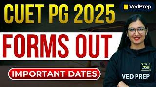 CUET PG 2025 Application Form Out | CUET PG Latest Update | CUET PG Form Fill Up 2025 | CUET PG Form