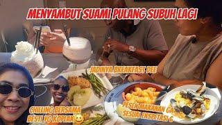 Sambutan masak ikan ala2 buat suami,breakfast jadinya |hangout with bestie