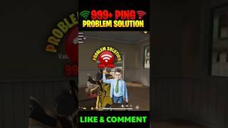 999+ ping problem solution in free fire || network problem in free fire #shorts #freefire #999+