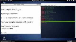 How to run c++ program in kali linux