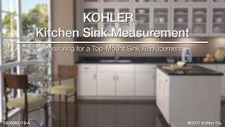 Measuring for a Top-Mount Sink Replacement