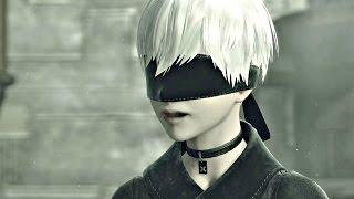 Nier Automata - 9S Final Boss Fight & A2 Ending (Ending C)