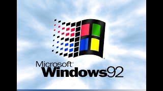 Windows 98 startup screen but it's 1992