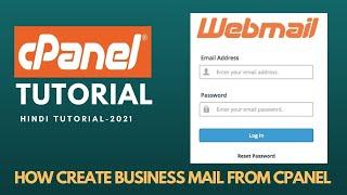 Cpanel Tutorial in Hindi | cpanel mein webmail kaise banaye | webmail tutorial in hindi