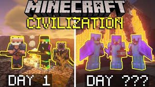 100 Players Simulate Civilization for 100 Days on the APOCALYPSE Minecraft SMP