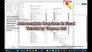 Autocomplete Dropdown List in Excel with Combobox and VBA Code - Type in first few letters Tutorial