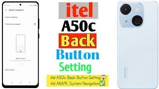 How To itel A50c Back Button Setting/itel A669L System Navigation(Uzzol Technology)