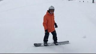 Easy going snowboarding in Villars-sur-Ollon, Swiss