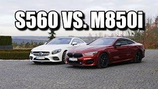 Mercedes-Benz S560 Coupe vs. BMW M850i (ENG) - Expensive Coupe Battle