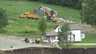 Family that lost home to flooded river vows to keep store open as floodwaters devastate Midwest