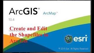 How to Create and Edit Shapefiles in Arc GIS