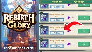 Tribe Auction Guide [How it Works] | Rebirth of Glory