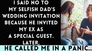 I Declined My Selfish Father's Wedding Invitation After He Chose to Honor My Ex as a VIP Guest...