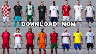 PES 2020 EURO 2021 KITS UPDATE DOWNLOAD NOW