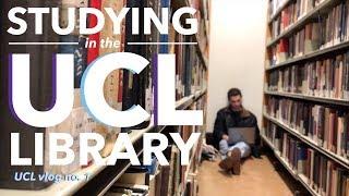 STUDYING in the UCL LIBRARY (exam season)